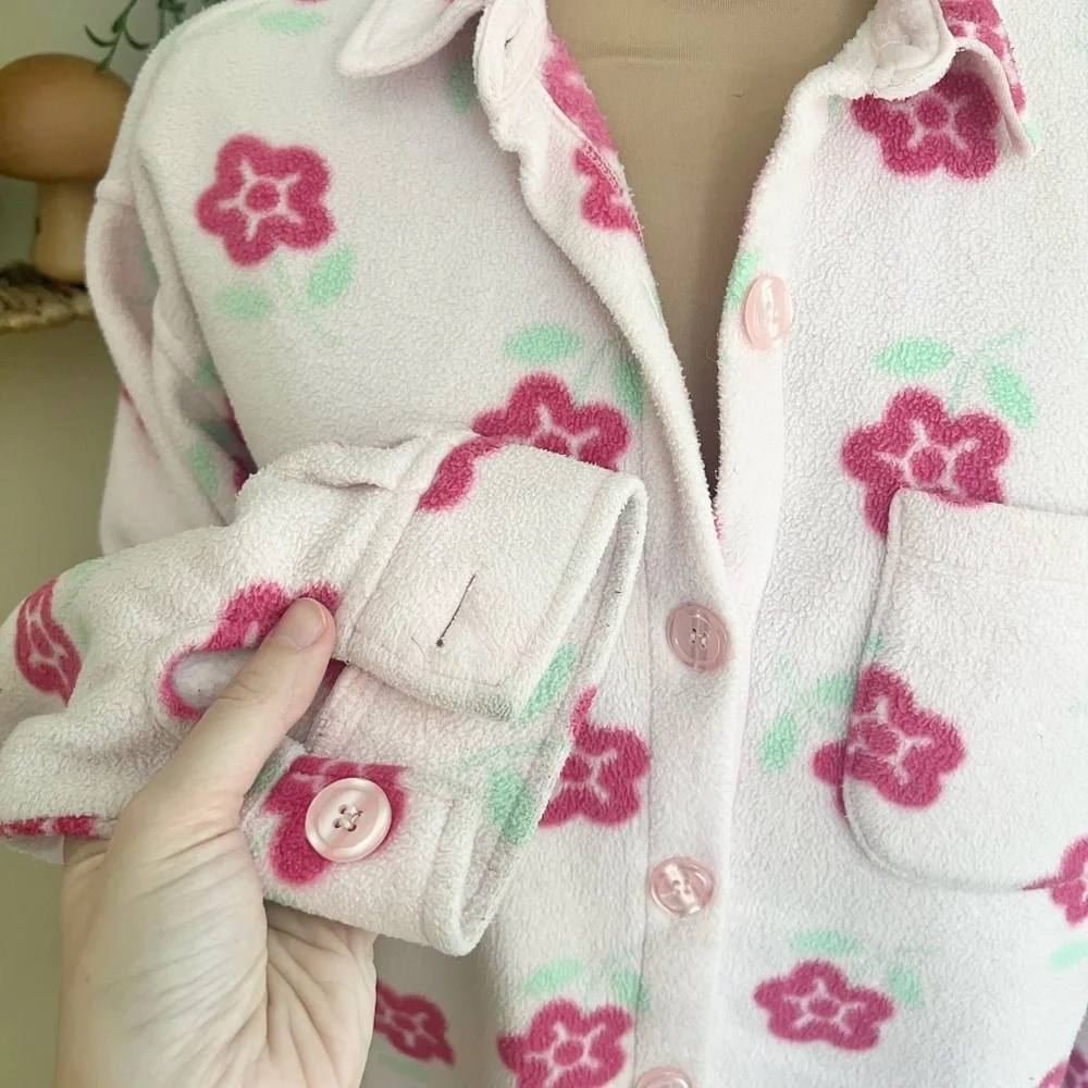 The Children's‎ Place Pink Floral Fleece